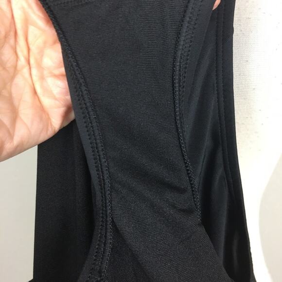 Cacique Green Leaf Print One Piece Mesh Layer Swim 20 - Picture 3 of 7